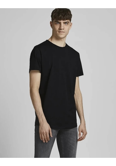 Jack & Jones Erkek T-shirt Siyah 12182498 Jjebasher Tee O-neck Ss Noos 24yw21000001 W2100188 Siyah