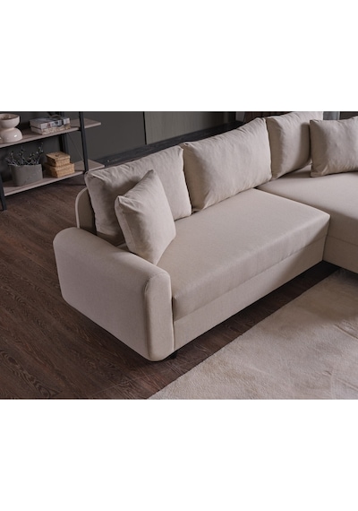 Kagu Corner Flavia Köşe Takımı Krem