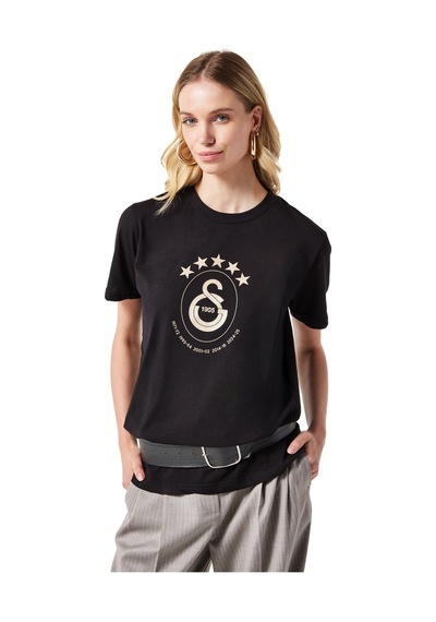 Gsstore Galatasaray 5 Yıldız T-shirt E251352 Siyah