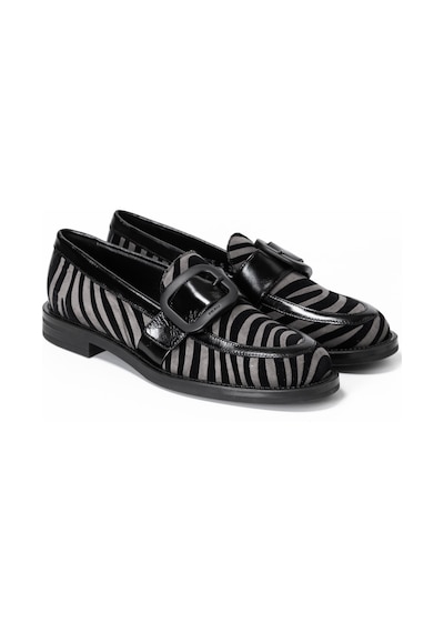 Zebra Oxford Klasik Kadın 90e5 Frau Velvettecfloc Çok Renkli