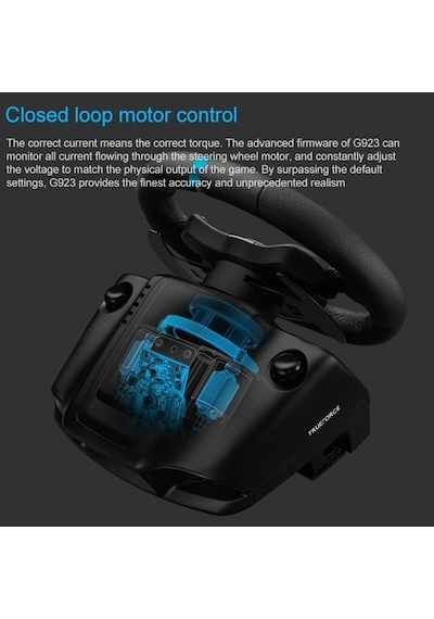 Logitech G923 Oyun Yarışı Direksiyon Pedalı Vites Kolu Ps5 / Ps4 / Pc İçin