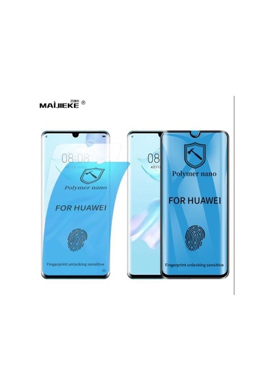 Huawei P30 Pro Zore Polymer Nano Esnek Ekran Koruyucu (Cam Değil) Siyah