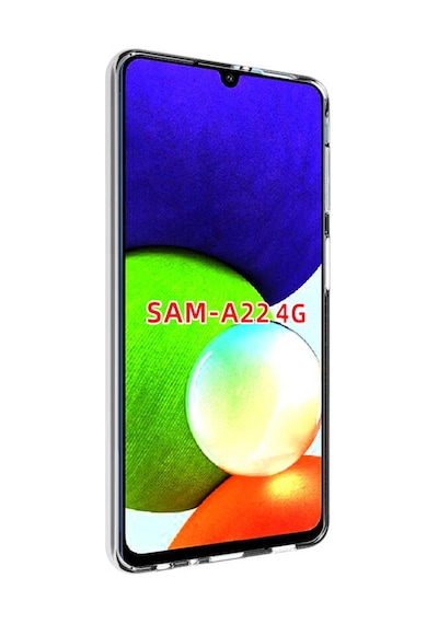 Zore Galaxy Uyumlu A22 4g Kılıf Msra Süper Silikon Kapak - Renksiz Renksiz