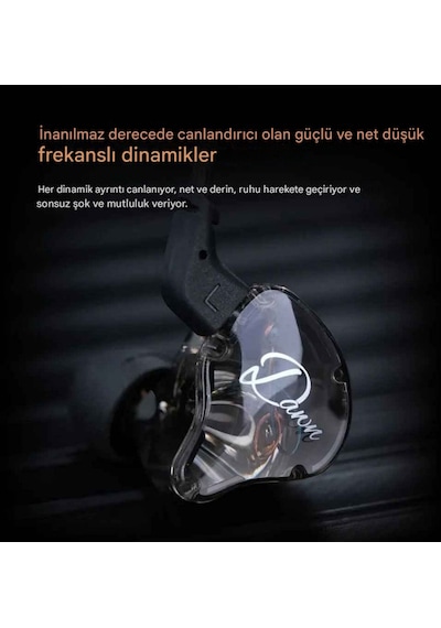 Kz Dawn Iem Kulakiçi Kablolu Kulaklık Basshead Mikrofonlu Dawn