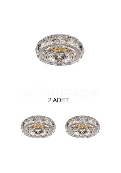 Cata Ct-6584 Berfin Cam Spot Kasası - 2 Li Paket