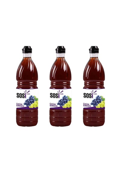 Üzüm Sirkesi Pet 1 Lt X 3 Adet