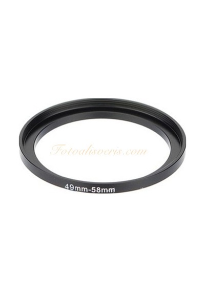 49Mm-58Mm Dönüştürücü Step Up Halka Adaptör 49-58Mm 49Mm-58Mm Dönüştürücü Step Up Halka Adaptör 49-58Mm