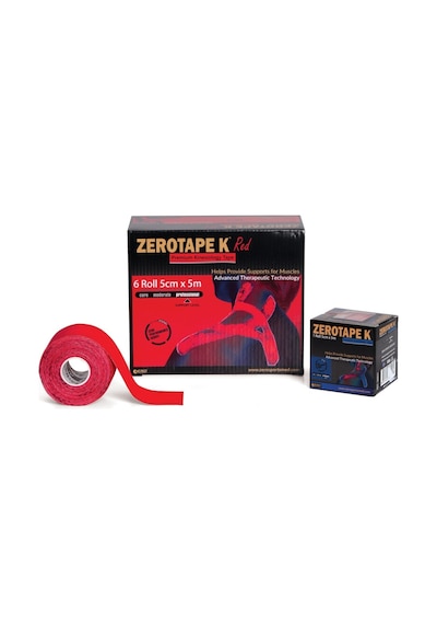 Zerotape K Kinesio  Bandı 5 CM x 5 M Kırmızı