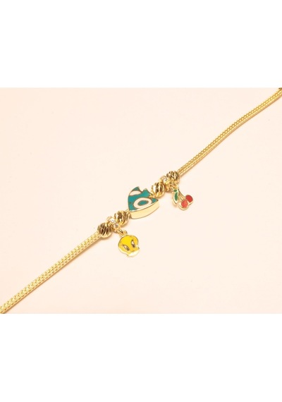 Altın Charm Çocuk Künyesi Guler1002696 Sarı Altın