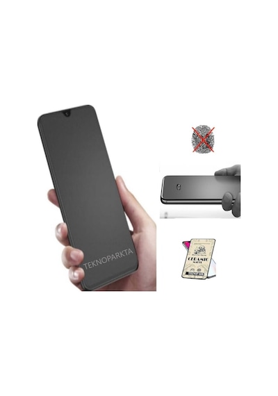 Huawei Nova Y70 Ekran Koruyucu Mat Seramik Tam Kaplayan Esnek Cam Nano