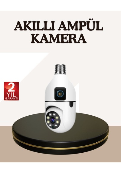 İki Yönlü Sesli Wifi Kamera Ampul Tipi Ev Ve Ofis Güvenlik Kamerası 14139009
