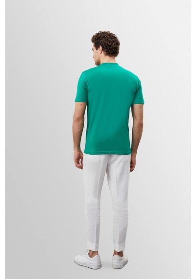 Antioch Slim Fit Basic T-shirt Yeşil