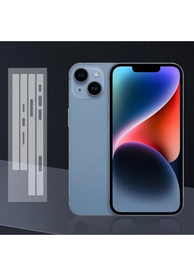 Ally iPhone Uyumlu 15 Plus Hidrojel Hayalet Yan Alt Üst Kaplama Koruyucu Film- 5775