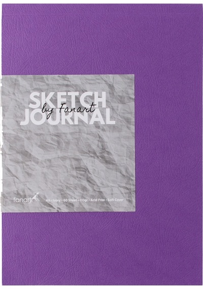 Fanart Academy Sketch Journal 110 Gr 60 Yp A5 Mor 8663