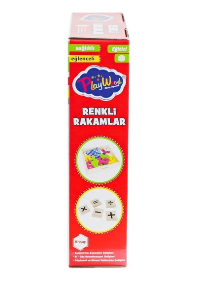 Ony-401 Ahşap Renkli Rakamlar 26 Parça -onyıl Oyuncak Aklby-bsva58