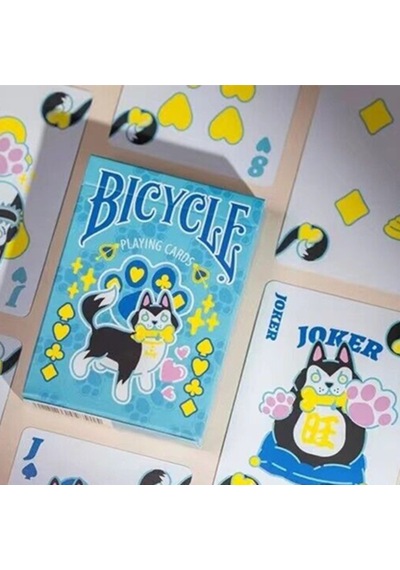 Bicycle Dog Blue Premium Oyun Kağıdı Limited Edition Koleksiyonluk İskambil Kartları