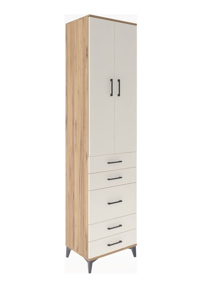 Hyperion Dolap 4 Raflı 5 Çekmeceli 2 Kapaklı 60x44x243 Çam-ay... Çam Hyperion Dolap 4 Raflı 5 Çekmeceli 2 Kapaklı 60x44x243 Çam-ay... Çam