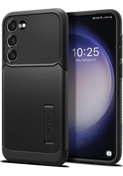 Spigen Galaxy S23 Plus İle Uyumlu   Kılıf Slim Armor Black