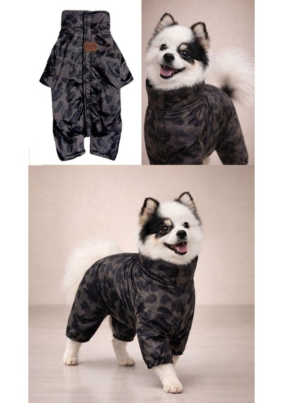 Alphadog Icon Polarlı Küçük Irk Köpek Yağmurluk Tulumu