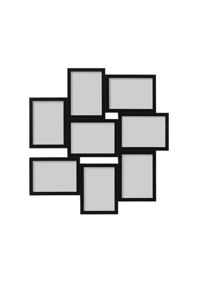 Ikea Vaxbo 8 Fotoğraflı Kolaj Çerçevesi 13 X 18 Cm Siyah