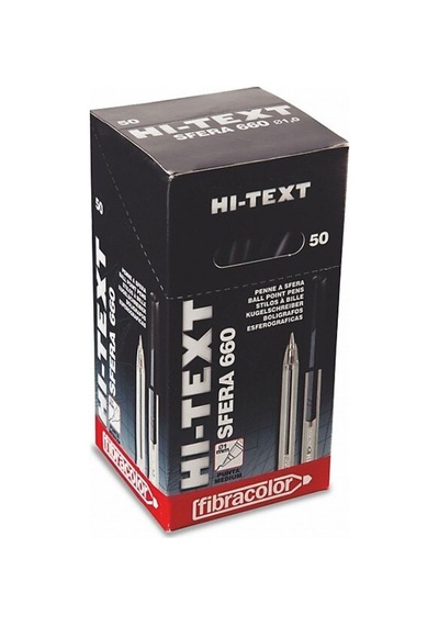 Hi-text Tükenmez Kalem Mavi 50li Kutu 661-m Diğer
