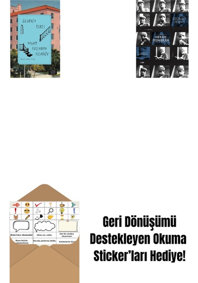 Yaşam Kullanma Kılavuzu + Mekân Feşmekân + Okuma Sticker'ları