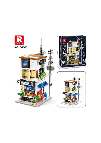 Reobrix 66501 Ramen Evi Yaratıcı Yapı Blok Seti Building Blocks Ramen House - 1142 Parça Reobrix 66501 Ramen Evi Yaratıcı Yapı Blok Seti Building Blocks Ramen House - 1142 Parça