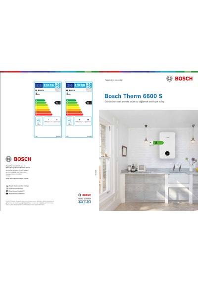Bosch Therm 6600 S Hermetik Şofben 12 L/dk - Doğalgazlı - 7736507514 - 4062321863609