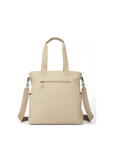 Smart Bags Kanvas Bej Kadın Omuz Çantası Smb1309 001