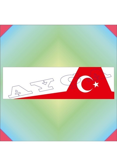 Akrotim Şerit Rozeti Çok Renkli