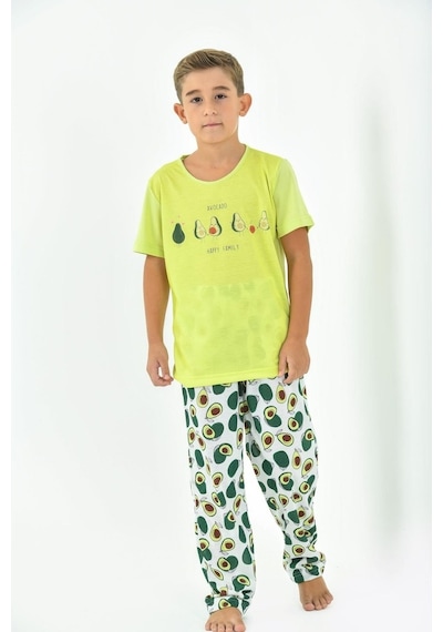 Yeni İnci Yeni Inci Erkek Çocuk Pijama Takım Cep333