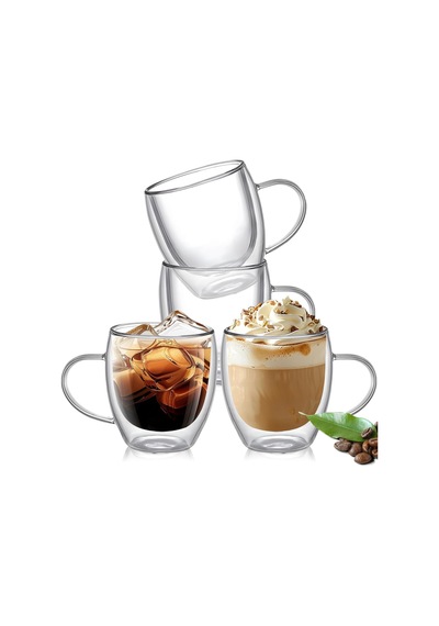 Çift Katmanlı Cam Kupa Bardak 250 Ml Lüx Çift Cidarlı Kupa - Termos Bardak - İki Duvarlı Yapısı İle Uzun Süre Sıcak-soğuk Tutma Özelliği, Kulplu Kahve Espresso Bardağı Brosilikat Double Layer Cup Beyaz - Çok Renkli Çift Katmanlı Cam Kupa Bardak 250 Ml Lüx Çift Cidarlı Kupa - Termos Bardak - İki Duvarlı Yapısı İle Uzun Süre Sıcak-soğuk Tutma Özelliği, Kulplu Kahve Espresso Bardağı Brosilikat Double Layer Cup Beyaz - Çok Renkli