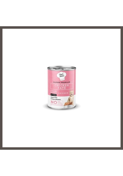 Chefs Choice Pate Chicken Kitten Tavuklu Tahılsız Yavru Kedi Konservesi 400 Gr Nxrlvng