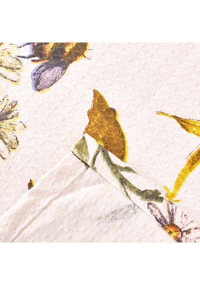 Soft Acacia Çift Kişilik Pike - Beyaz - 200x220 Cm Renkli
