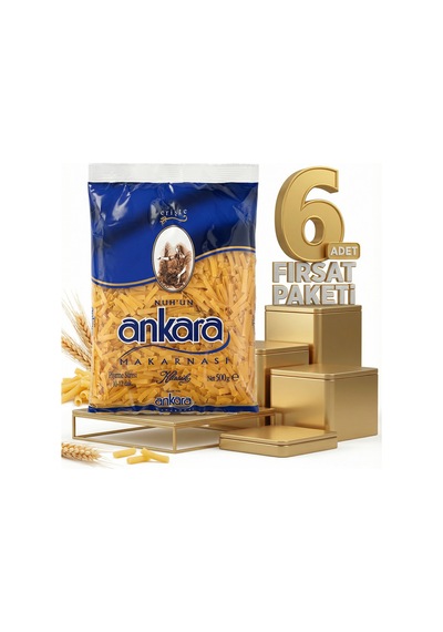 Ankara Erişte Makarna 6x500 Gr