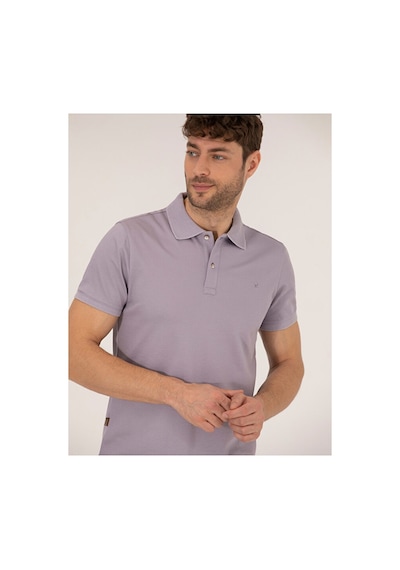 Pierre Cardin Slim Fit Polo Yaka Merserize Tişört 50262665-vr034 Pembe