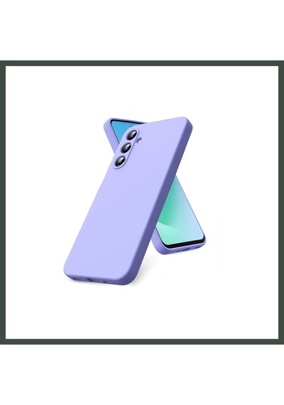Bezos Samsung Galaxy S25 Fe Uyumlu Nano İçi Kadife Silikon - Lila Nhr