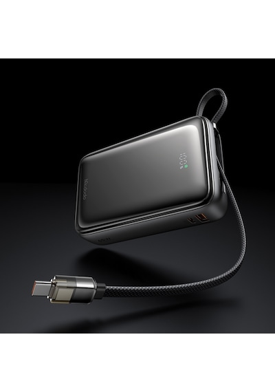 Mcdodo Mc-6370 20000mah 65w Dahili Kablolu Powerbank Siyah