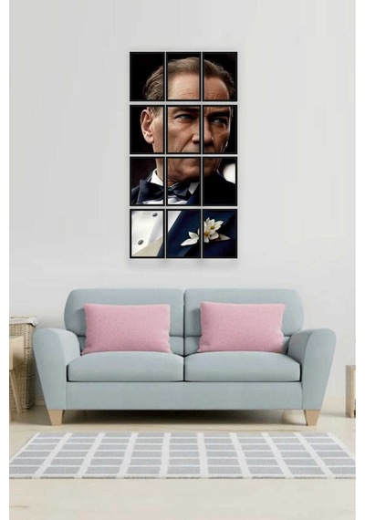 12 Parça Puzzle Yeni Atatürk Atam Çerçeve Görünümlüı Mdf Tablo Duvar Süsü Hediyelik Eşya Renkli - 596129247 Renkli 12 Parça Puzzle Yeni Atatürk Atam Çerçeve Görünümlüı Mdf Tablo Duvar Süsü Hediyelik Eşya Renkli - 596129247 Renkli
