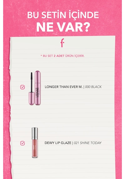Flormar Lash A Licious & Gloss A Glow Makyaj Seti