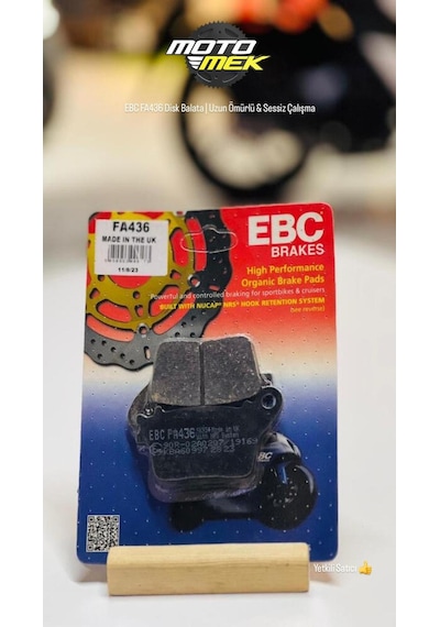 Suzukı Gsx-r 750 Arka 11-21 Ebc Fa436 Disk Balata Uzun Ömürlü & Sessiz Çalışma