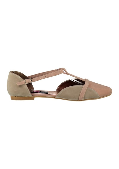 Fox Shoes Pudra/ten Kadın Babet B726881802 Pudra