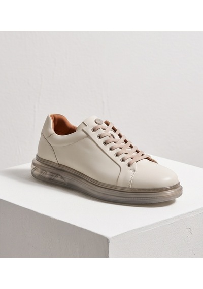 2274-zanelle Hakiki Full Duble Deri Üst Kalite Premıum Erkek Sneaker Ayakkabı Bej