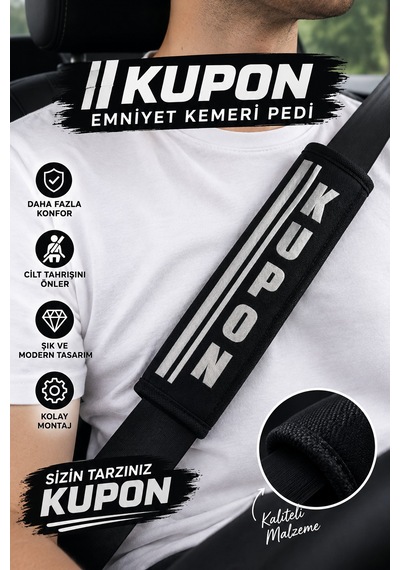 Emniyet Kemeri Aksesuarı Set - Emniyet Kemeri Omuz Koruyucu 2 Adet