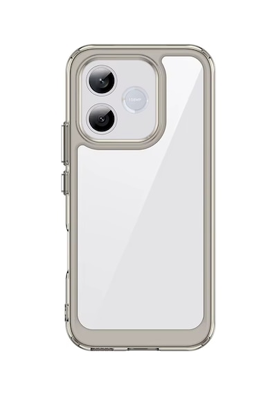 Microcase Honor 600 Lite Shield Serisi Darbeye Dayanıklı Yarı Esnek Plastik Tpu Kılıf - Al8100 Gri