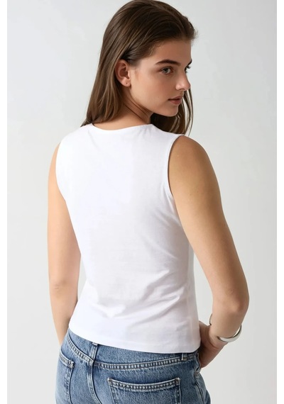 Hiccup Slim Fit Baskılı Bisiklet Yaka Pamuklu T-shirt Çok Renkli
