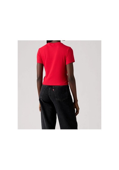 Levi's Kadın Essentıal Sporty Tee Kırmızı T-shirt - 005g4-0002-16036