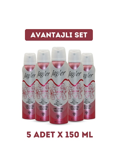 Classic Kadın Deodorant 5 Adet X 150 Ml