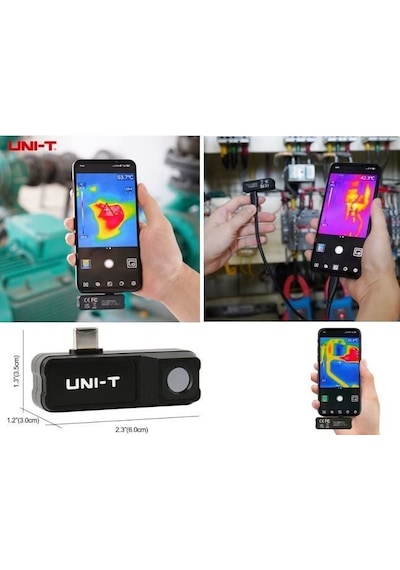 Uti120mobile Cep Telefonu İçin Termal Kamera - Termal Görüntüleyici - Type-c Bağlantı