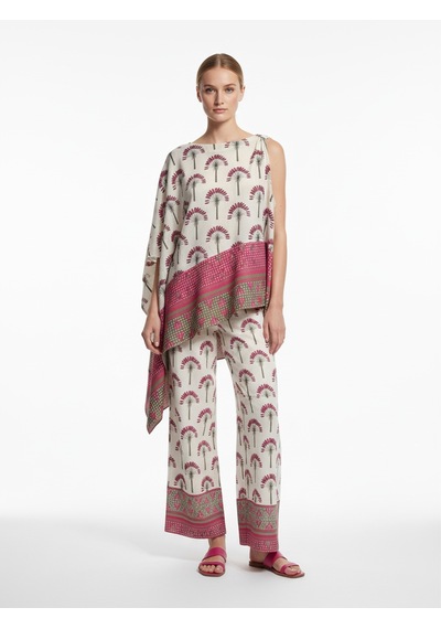 Xint Bej Doğal Dökümlü Oversize Pantolon 201331